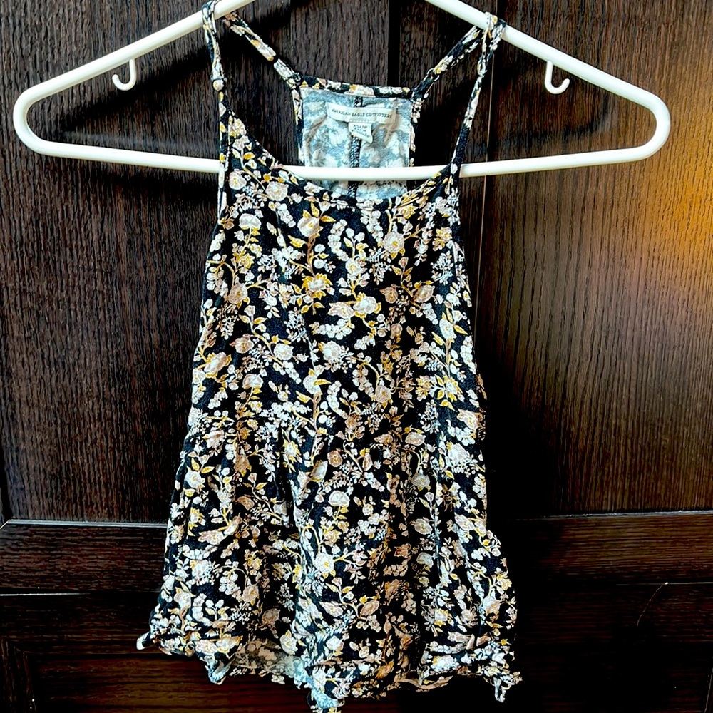 American Eagle Floral Tank Top